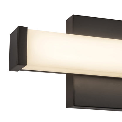 Kuzco Geri 12" Black Dimmable LED Wall Sconce, Black