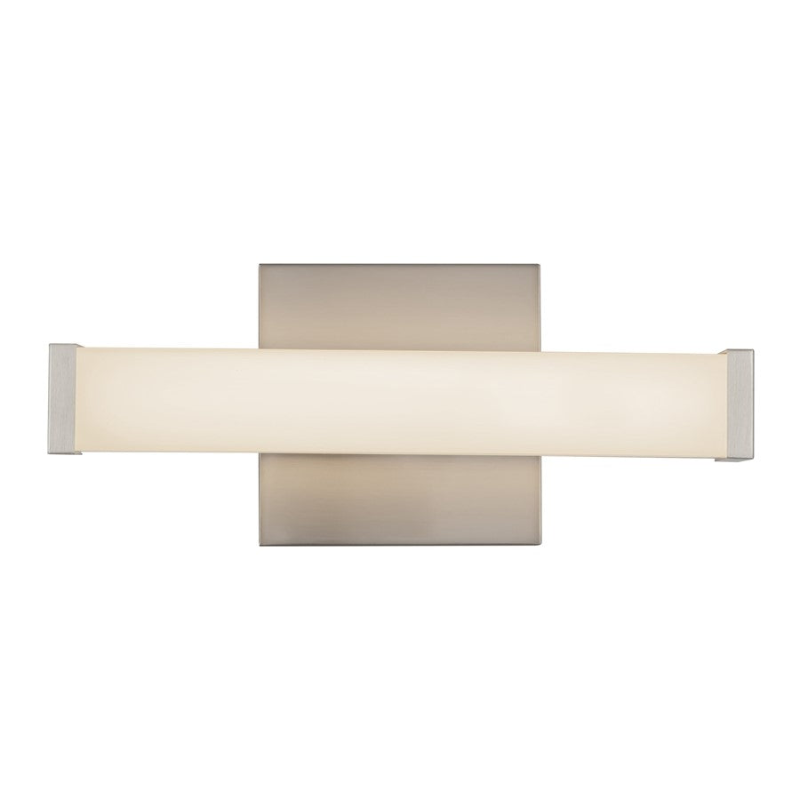 Kuzco Geri 12" Slvr Dim LED Wall Sconce, Brushed Nickel - WS12-014-BN