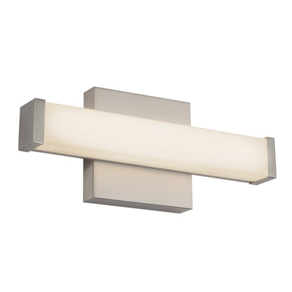 Kuzco Geri 12" Silver Dimmable LED Wall Sconce, Brushed Nickel