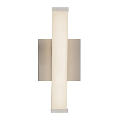 Kuzco Geri 12" Silver Dimmable LED Wall Sconce, Brushed Nickel