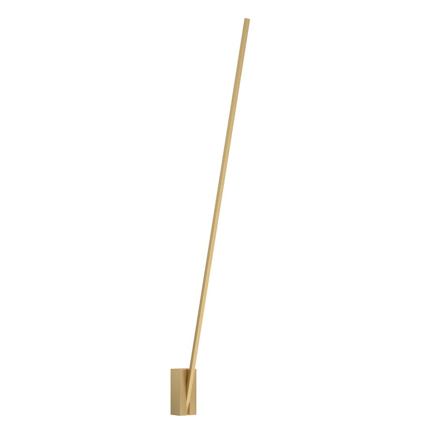 Kuzco Lever 60" LED Wall Sconce, Gold/White Acrylic Diffuser - WS13760-BG