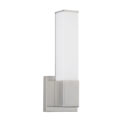 Kuzco Vivi 14" Silver Dimmable LED Wall Sconce, Brushed Nickel
