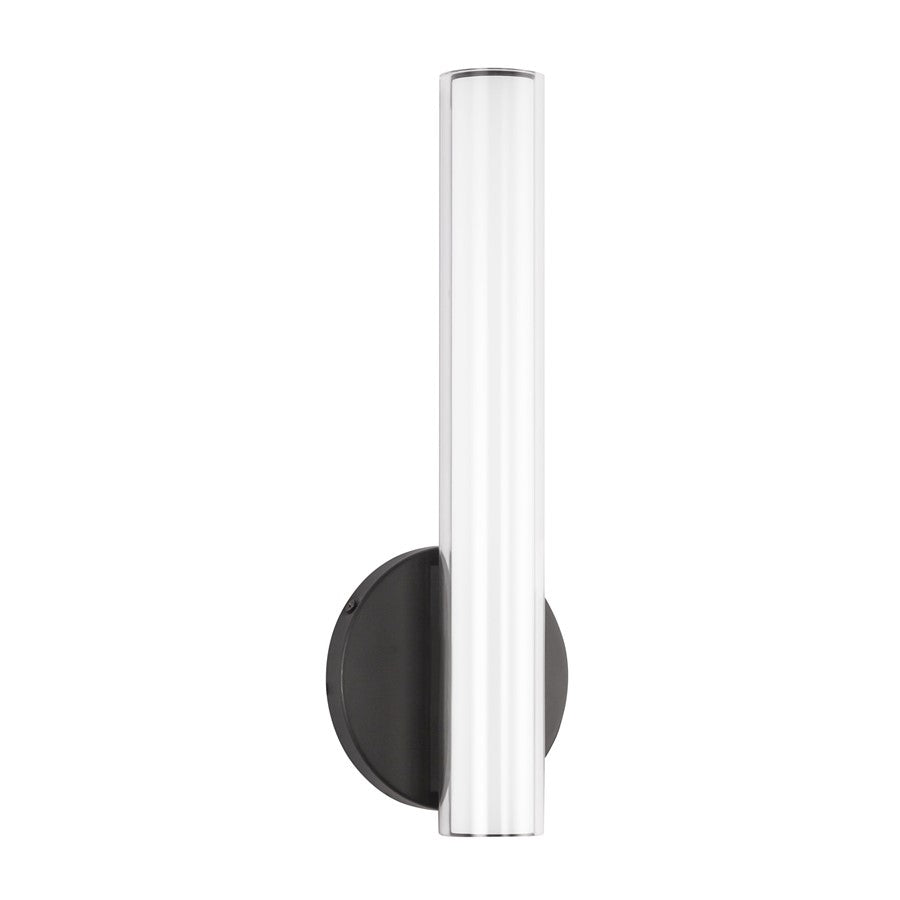 Kuzco Tole 14" Black Dimmable LED Wall Sconce, Black
