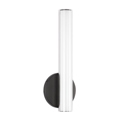 Kuzco Tole 14" Black Dimmable LED Wall Sconce, Black