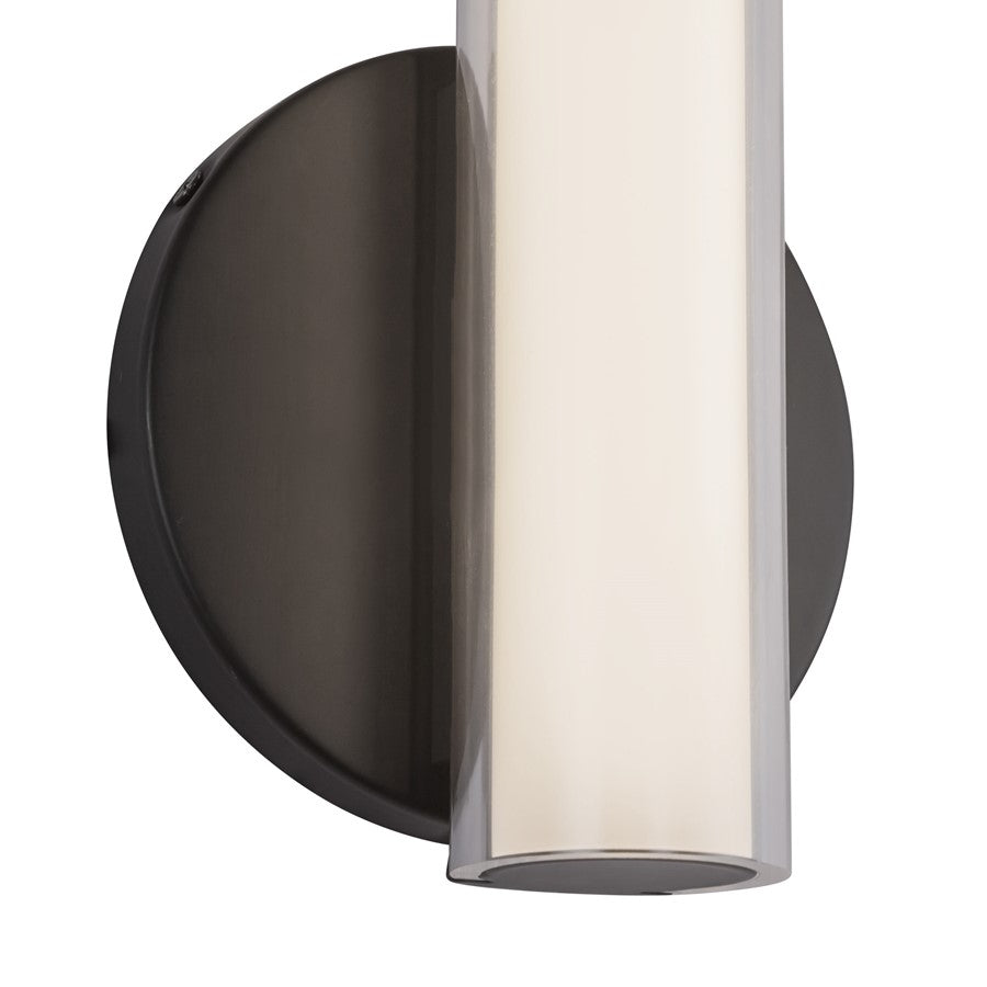Kuzco Tole 14" Black Dimmable LED Wall Sconce, Black
