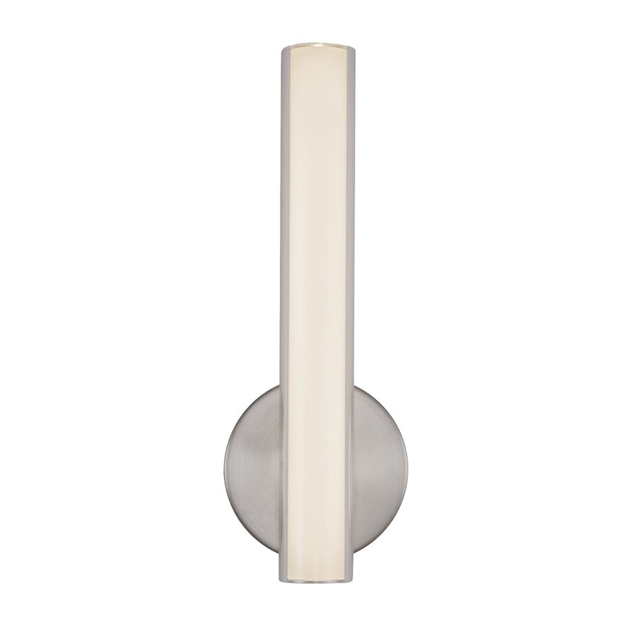 Kuzco Tole 14" Slvr Dim LED Wall Sconce, Brushed Nickel - WS14-027-BN