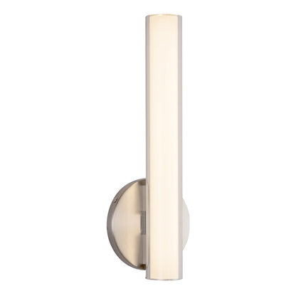 Kuzco Tole 14" Silver Dimmable LED Wall Sconce, Brushed Nickel