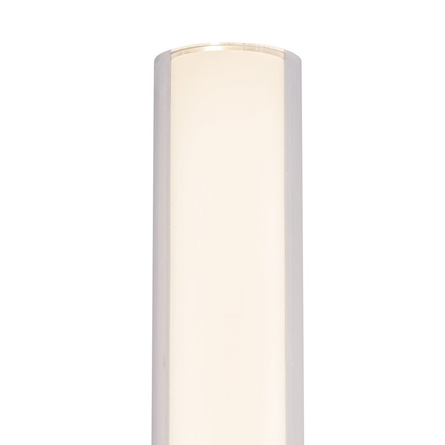 Kuzco Tole 14" Silver Dimmable LED Wall Sconce, Brushed Nickel