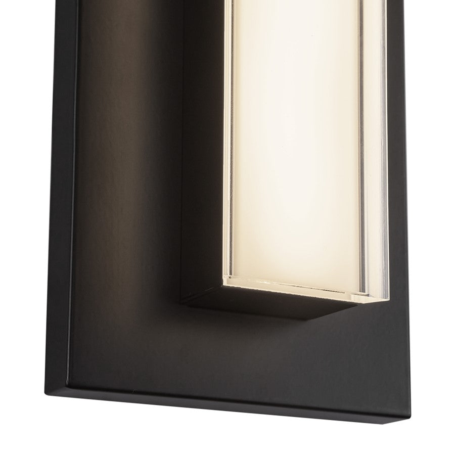 Kuzco Garland 15" Black Dimmable LED Wall Sconce, Black
