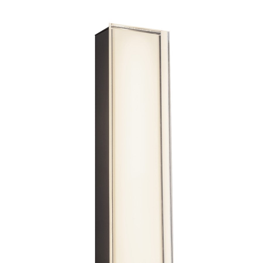 Kuzco Garland 15" Black Dimmable LED Wall Sconce, Black