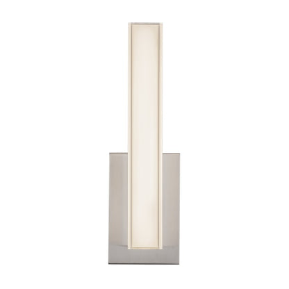 Kuzco Garland 15" Slvr Dim LED Wall Sconce, Brushed Nickel - WS14-040-BN