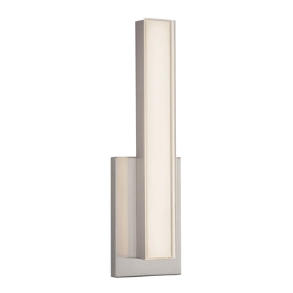 Kuzco Garland 15" Silver Dimmable LED Wall Sconce, Brushed Nickel