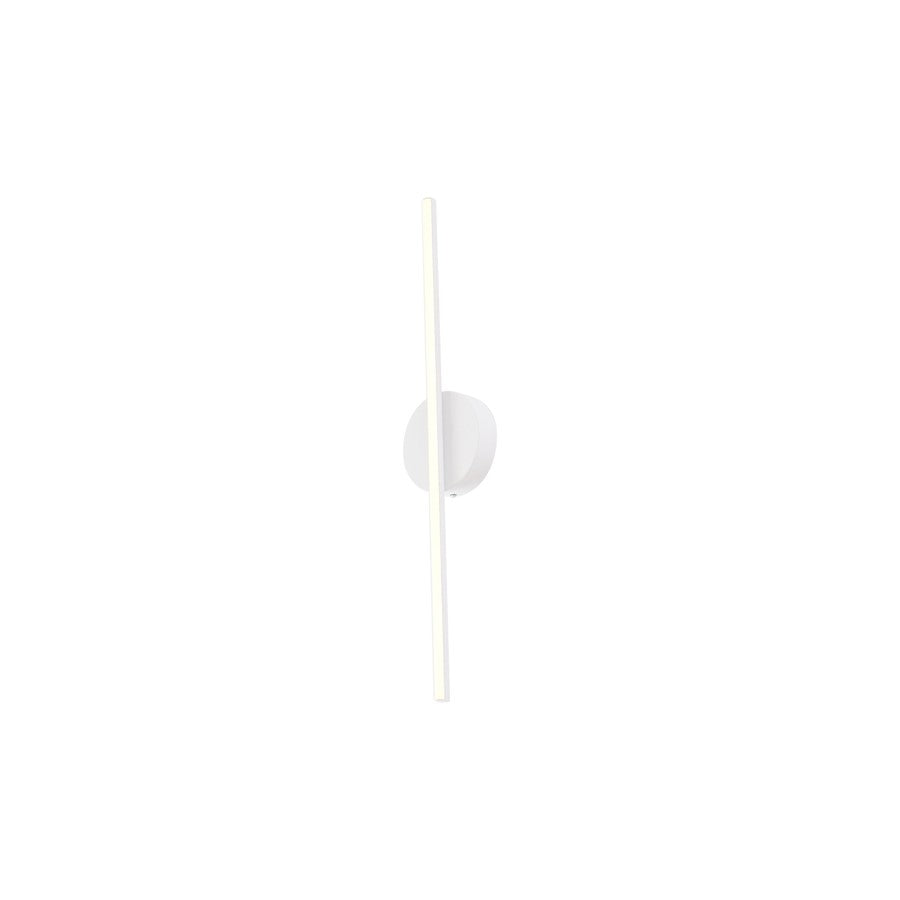 Kuzco Chute 23" LED Wall Sconce, White/White Acrylic Diffuser - WS14923-WH