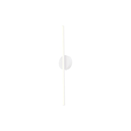 Kuzco Chute 35" LED Wall Sconce, White/White Acrylic Diffuser - WS14935-WH