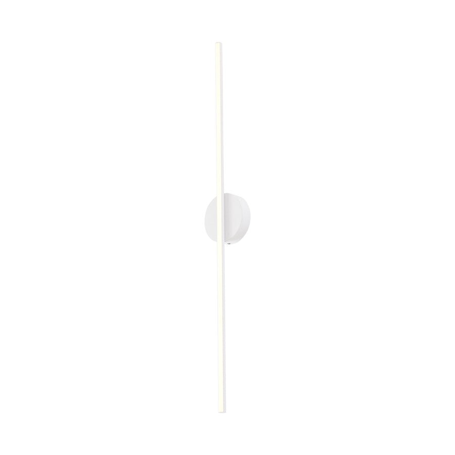 Kuzco Chute 47" LED Wall Sconce, White/White Acrylic Diffuser - WS14947-WH