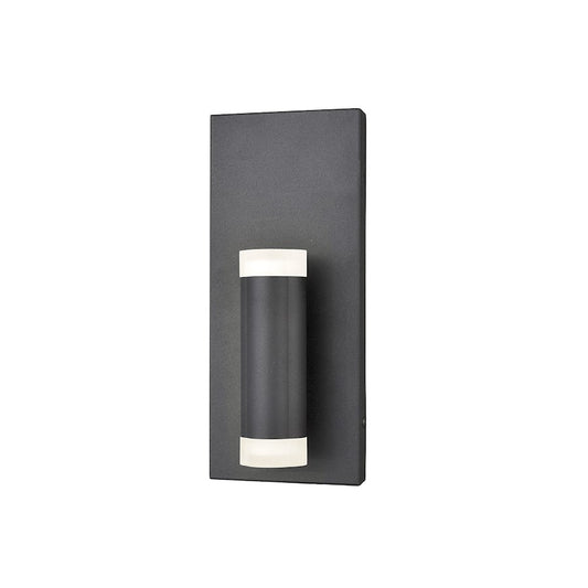 Kuzco Brazen 5" LED Wall Sconce, Black/Frosted Acrylic Diffuser - WS16705-BK