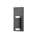 Kuzco Brazen 5" LED Wall Sconce, Black/Frosted Acrylic Diffuser - WS16705-BK