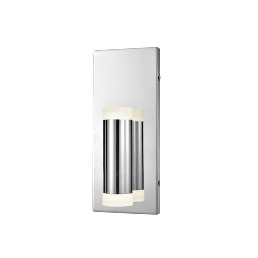 Kuzco Brazen 5" LED Wall Sconce, Chrome/Frosted Acrylic Diffuser - WS16705-CH