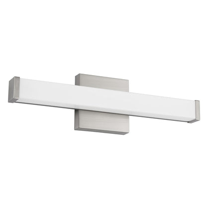 Kuzco Geri 18" Silver Dimmable LED Wall Sconce, Brushed Nickel