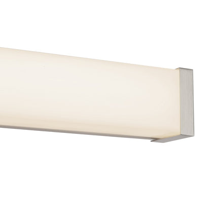 Kuzco Geri 18" Silver Dimmable LED Wall Sconce, Brushed Nickel