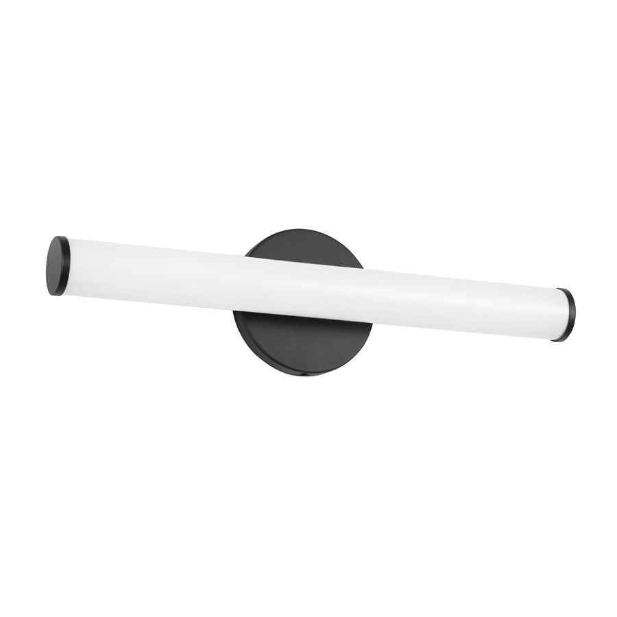 Kuzco Tectra 18" Black Dimmable LED Wall Sconce, Black