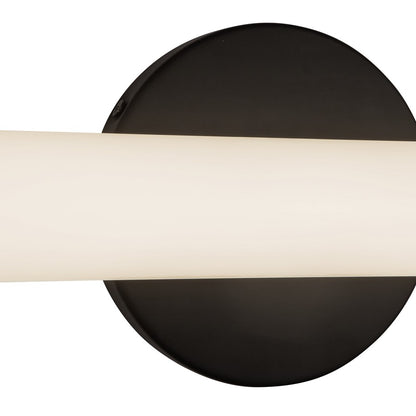 Kuzco Tectra 18" Black Dimmable LED Wall Sconce, Black