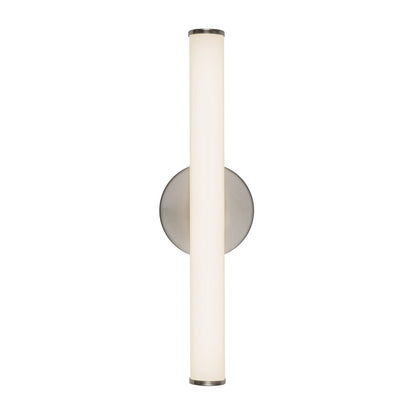 Kuzco Tectra 18" Silver Dimmable LED Wall Sconce, Brushed Nickel