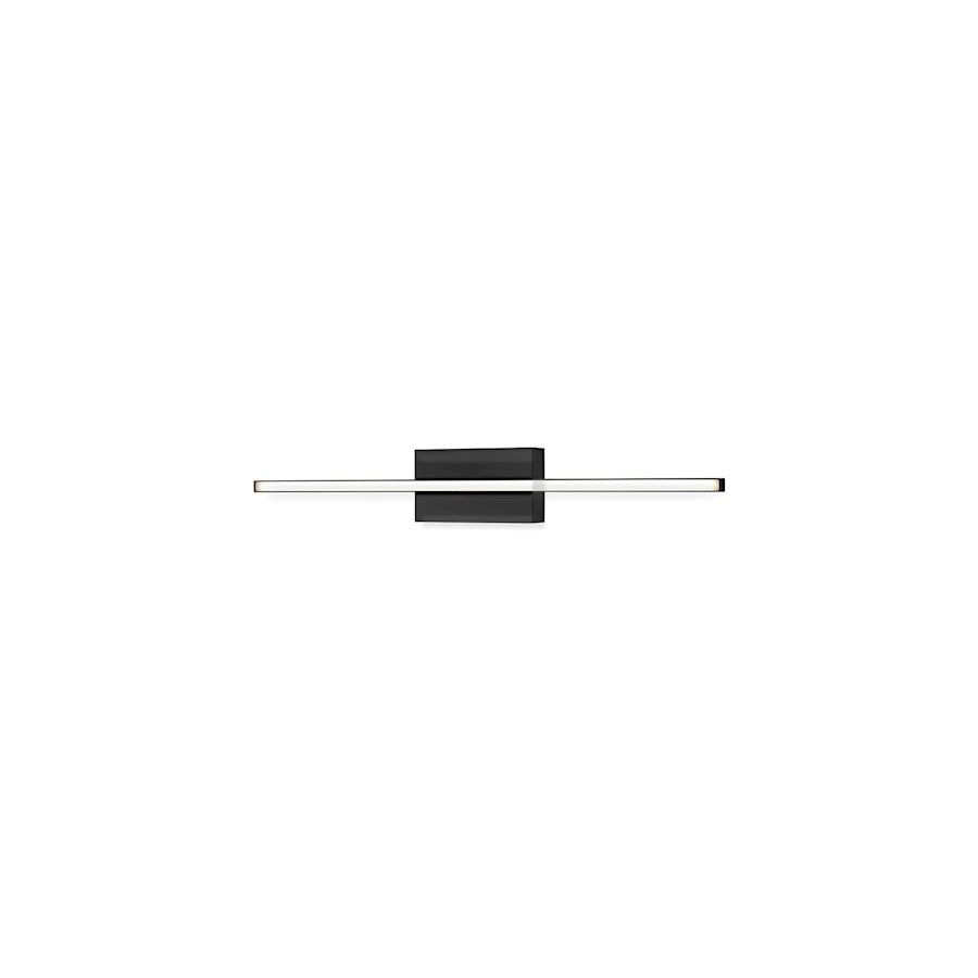 Kuzco Vega Minor 24" LED Wall Sconce, Black/White Acrylic Diffuser - WS18224-BK