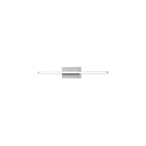 Kuzco Vega Minor 24" LED Wall Sconce, Nickel/White Acrylic Diffuser - WS18224-BN