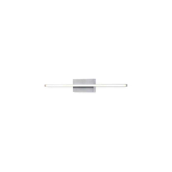 Kuzco Vega Minor 24" LED Wall Sconce, Nickel/White Acrylic Diffuser - WS18224-BN