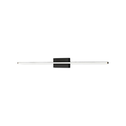 Kuzco Vega Minor 36" LED Wall Sconce, Black/White Acrylic Diffuser - WS18236-BK