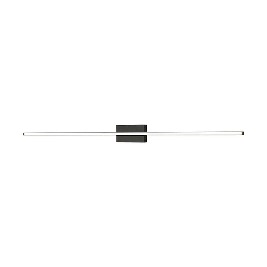 Kuzco Vega Minor 48" LED Wall Sconce, Black/White Acrylic Diffuser - WS18248-BK