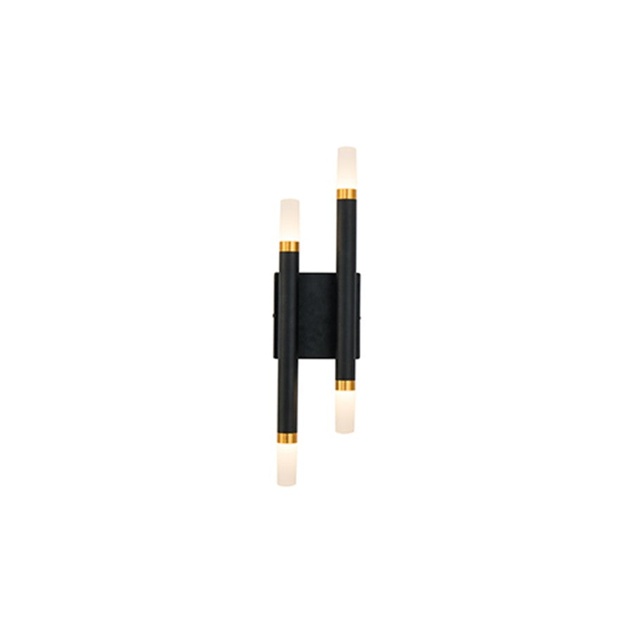 Kuzco Draven 5" LED Wall Sconce, Black - WS19705-BK-UNV