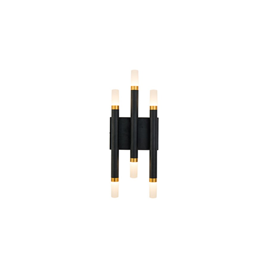 Kuzco Draven 7" LED Wall Sconce, Black - WS19707-BK-UNV