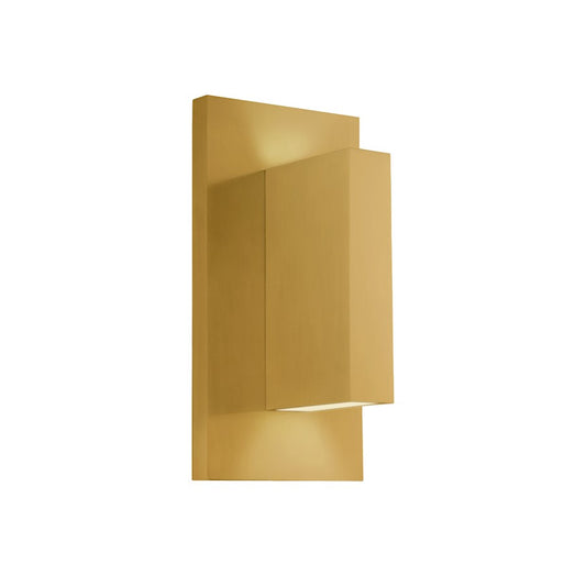 Kuzco Vista 9" LED Wall Sconce, Brushed Gold/Clear - WS22109-BG