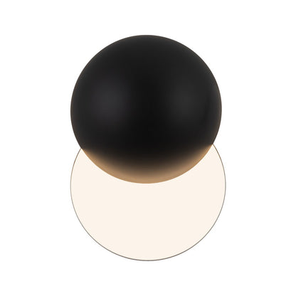 Kuzco Void 12" Blk Dim LED Wall Sconce, Blk - WS23212-BK