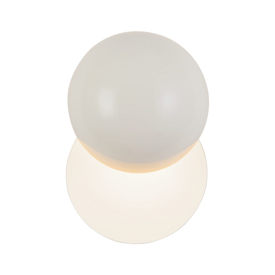 Kuzco Void 12" Pearl White Dim LED Wall Sconce, Pearl White - WS23212-PW