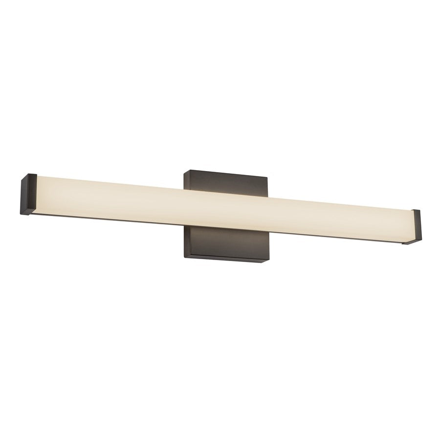 Kuzco Geri 24" Black Dimmable LED Wall Sconce, Black