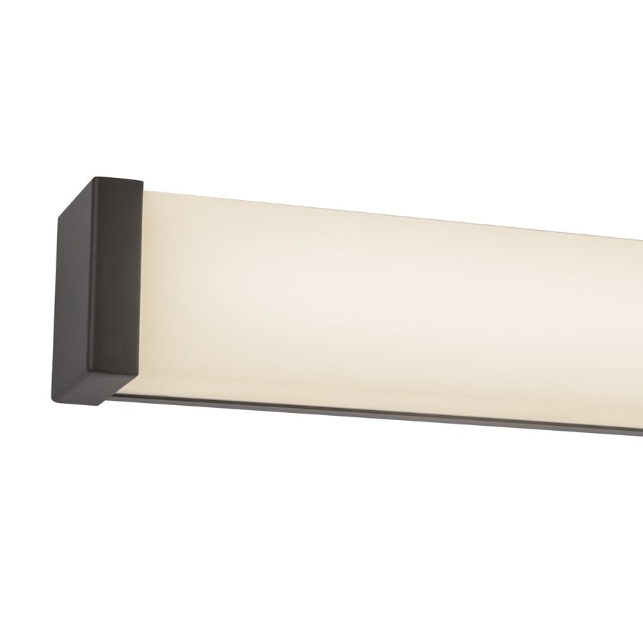 Kuzco Geri 24" Black Dimmable LED Wall Sconce, Black