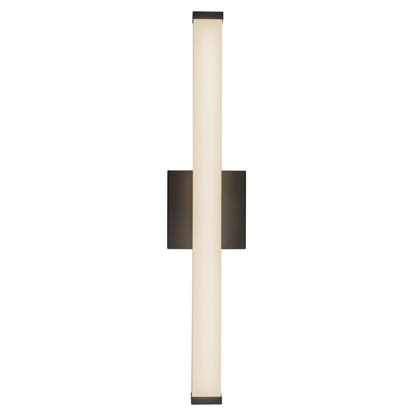 Kuzco Geri 24" Black Dimmable LED Wall Sconce, Black