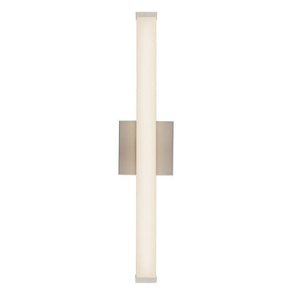 Kuzco Geri 24" Silver Dimmable LED Wall Sconce, Brushed Nickel