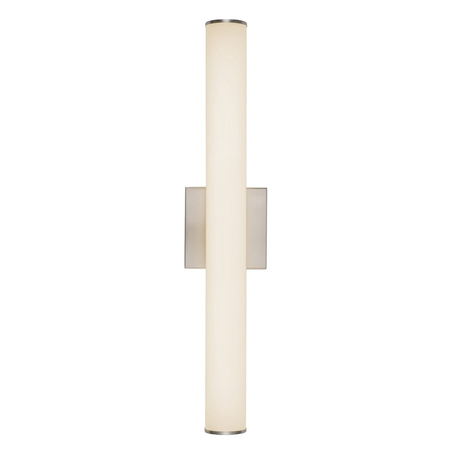 Kuzco Rico 24" Silver Dimmable LED Wall Sconce, Brushed Nickel