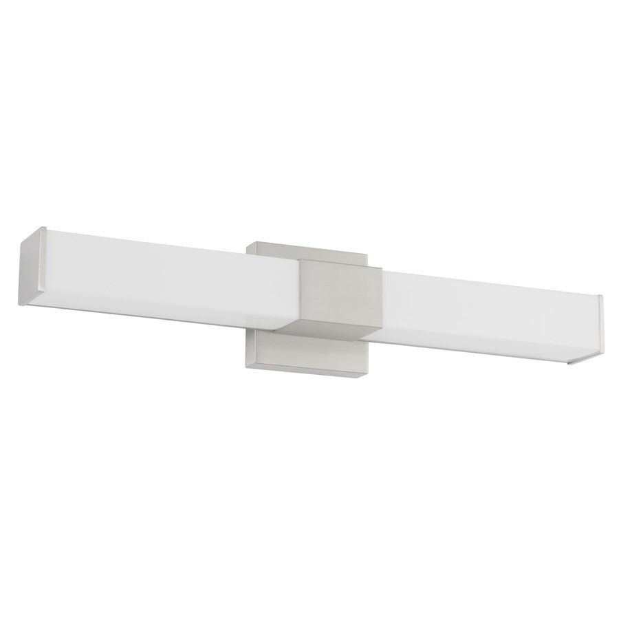 Kuzco Vivi 24" Silver Dimmable LED Wall Sconce, Brushed Nickel