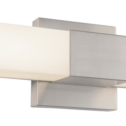 Kuzco Vivi 24" Silver Dimmable LED Wall Sconce, Brushed Nickel