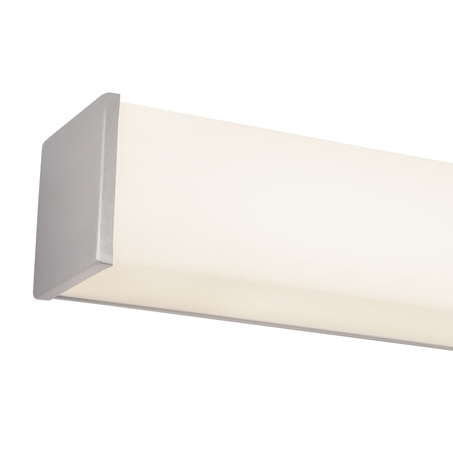 Kuzco Vivi 24" Silver Dimmable LED Wall Sconce, Brushed Nickel