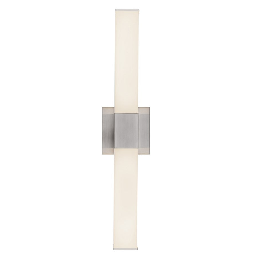 Kuzco Vivi 24" Silver Dimmable LED Wall Sconce, Brushed Nickel