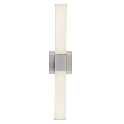 Kuzco Vivi 24" Silver Dimmable LED Wall Sconce, Brushed Nickel