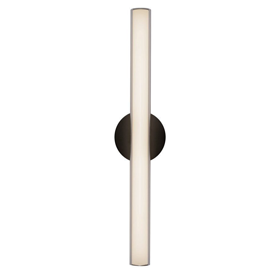 Kuzco Tole 24" Black Dimmable LED Wall Sconce, Black