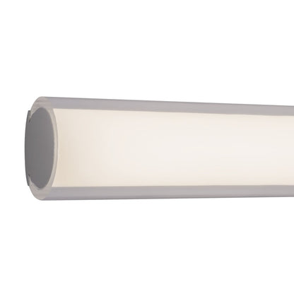 Kuzco Tole 24" Silver Dimmable LED Wall Sconce, Brushed Nickel