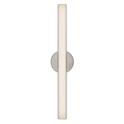 Kuzco Tole 24" Silver Dimmable LED Wall Sconce, Brushed Nickel